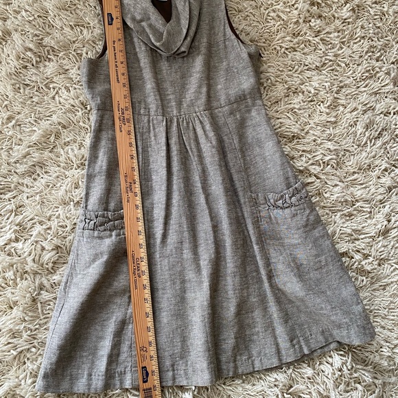 Kensie Linen Cotton Collar Cowl Neck Sleeveless Dress XS - Picture 7 of 15